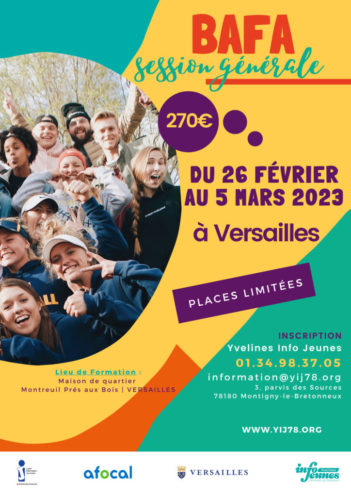 bafa session hiver versailles 2023